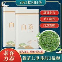 High-grade gift Songyang White Tea 2021 New Tea Rare White Tea Tea Tea Mingchen Premium Authentic Shoot Mountain Green Tea