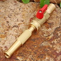Custom brass household tap water garden hose connector Adjustable direct spray shower watering flower car wash water gun nozzle