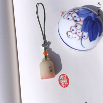 Fan-in-a-hand seal engraving Shoushan Stone Calligraphy Character Painting Badge Name Hard Pen Character Zhang Birthday Gift Graduation Company