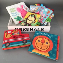Baby cloth book Fire truck English cloth book role reading Early education Enlightenment Tear not rotten Childrens book Three-dimensional embroidery