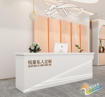 Beauty Salon bar counter simple modern company education and training institution front desk dress shop cashier counter