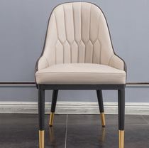 Simple modern back chair light luxury sales office chair hotel club chair Nordic dining chair negotiation chair