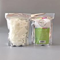 This link transparent milky white soap base 500g * 2 bags of breast milk soap essential oil handmade soap Special