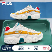 FILA Fila official basketball shoes men and women 2021 spring and summer new casual sports shoes low rainbow bread shoes