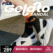 FILA FILA womens sports sandals 2021 summer new thick-soled soft-soled beach shoes slippers tide casual shoes