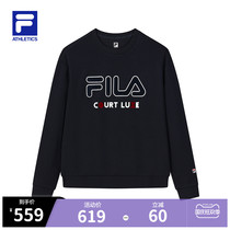 FILA ATHLETICS Phila Mens Pullover Sweat 2021 Autumn New Simple Leisure Pullover Sweat