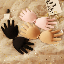 2018 New Pint Buddha Hand-shaped Invisible Bra Poly silicone Chest Patch Bridal Bridal Wedding for Waterproof Swimming Chest Patch