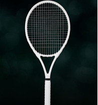 Carbon pure Frosted Black and White simple frosted pure novice beginner male Lady couple tennis racket
