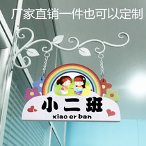幼儿园班牌门装饰挂牌班级牌教室创意卡通年级吊牌挂饰幼儿园门牌