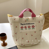 mielmom Korea ins Mame bag multifunctional out large capacity mother baby bag simple portable Hand bag