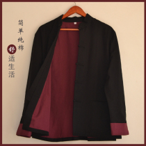 Cotton Tang suit mens long sleeve jacket Chinese Chinese style