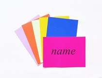 Name stickers) 60 character stickers Action learning guidance technology ice-breaking tools