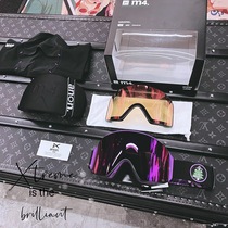 Shangguan Sa spot Burton M4 multi-meat grape magnetic ski goggles for men and women Asian Aisan Fit