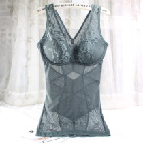 South Koreas new lace ultra-thin bra body clothes waist waist beauty back without marks no curling