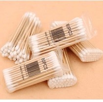 Clean makeup remover ear cotton swab disinfection kapok double head sanitary cotton ball cotton swab cotton stick stick