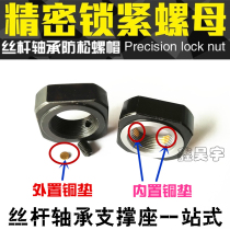 Precision screw lock nut nut RN M6M8M10M12M17M15M20M25M30 square nut plus copper