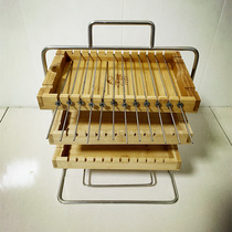 Grilling shop 4 layers of string rack 201 stainless steel electrolysis process