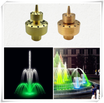 Double-layer column nozzle All-copper square pool courtyard water feature rockery fountain nozzle Landscape multi-layer flower nozzle