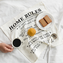ins style English cloth napkin photography background cloth food food photo props still life shooting props ornaments