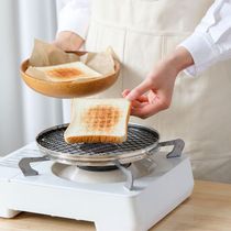 Japanese baking pan baking rice cake pan baking fish pan baking mesh oven outdoor household square round baking pan non-stick baking pan