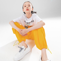 Rain Stars Rain & Rain Girl Suit 2022 New Summer Dress Ocean Gas Children Trendy Sports Short Sleeve T-shirt Matching Pants
