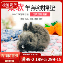 Pet lamb wool cotton mat rabbit chinchilla Dutch pig universal warm cotton nest large small nest mat