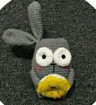 Wool crochet knitting baby doll group rabbit DIY graphic tutorial material non-finished non-physical