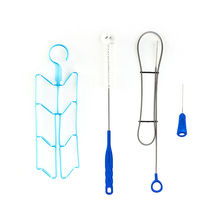 Outdoor water bag cleaning brush drying rack water pipe nozzle cleaning brush four-piece soft kettle cleaning brush