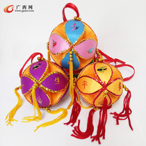 Guangxi special ethnic characteristics handicraft ornaments love keepsake gifts to foreign friends Zhuangxiang Hydrangea 8cm