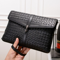 Mens bag handbag mens leather high-end clutch bag luxury brand envelope bag top layer cowhide clutch bag