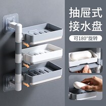 Balcony laundry pool table soap box hanging soap box single layer double layer three layer drain toilet bathroom shelf