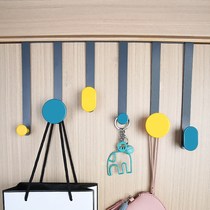Entrance Door Shoe Cabinet Individuality Creative Hook Door Rear Theorist Hanger Hanger Clothes Hook Clothes Rack Wall-mounted Door Shelve