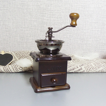Log hand grinder coffee bean grinder coffee bean grinder household hand mill coffee machine Grinder coffee manual Mill