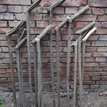 Wutai Mountain Six wooden nine wooden crutches Whip rod Martial arts stick slingshot stick