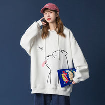 Hooded Sweater Clothes Women Autumn and Winter 2021 Salt Series chic Hong Kong Flavor Top Japanese Design Loose Jacket