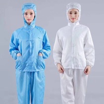 Anti-static clothing Protective clothing One-piece dust-free clothing Hooded work clothes Food machinery electronics Pharmaceutical workshop clean clothing