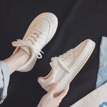 Global spring and autumn sports shoes white shoes womens shoes 2021 new thick-soled white shoes summer thin all-match shoes