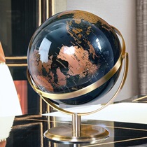 Globe ornaments light luxury high-end wine cabinet office study desktop living room home decorations gift decompression small
