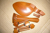 Jujube wood violin accessories Violin string pull plate Chord shaft cheek bracket tail sleeve Violin accessories Jujube wood