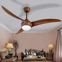 American country fan chandelier restaurant ceiling fan lamp modern simple living room household electric fan with light led remote control