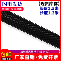 8 8 8GB standard standard tooth blackened extended screw rod 1 5 m 1 2 m long M16M20M24M30M36M42