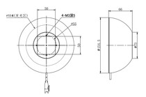 Machine Vision light source ball integral light source dome light source dome light source LED industrial lighting source DL155