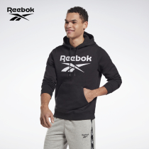Reebok sharp step official man GR1658 base LOGO section training thickened warm-to-cap sweatshirt