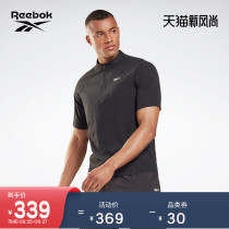  Reebok Reebok official LM Lemei H08977 summer mens sports fitness round neck short sleeved POLO shirt