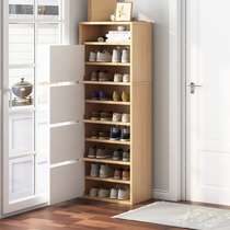 2021 new shoe cabinet home door simple modern large capacity small entry door simple narrow shoe shelf