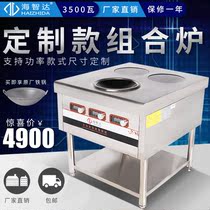 Haizida commercial multi-head induction cooker kitchen equipment Commercial high-power commercial induction cooker 3500W can be customized