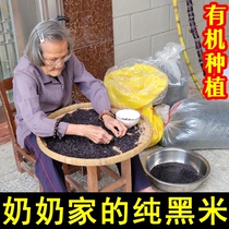 Black rice 2020 new rice rice five grains 3 pounds of farmers  own black brown rice pregnant women cook porridge