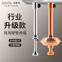 Grilled meat exhaust pipe rotisserie smoking machine Korean barbecue smoke exhaust telescopic pipe with lamp commercial barbecue exhaust equipment