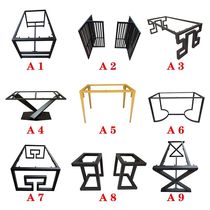 Customized wrought iron table feet table legs office table frame big board table feet coffee table bar foot marble bracket rock plate frame