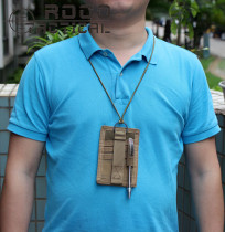  CORDURA outdoor travel halter neck badge Ticket document package worker card cover fast credit card anti-theft storage